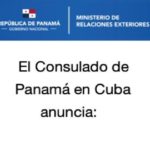 Consulado de Panamá en Cuba reanuda servicios habituales