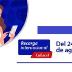 ETECSA anuncia recarga internacional con bono de 40 CUC