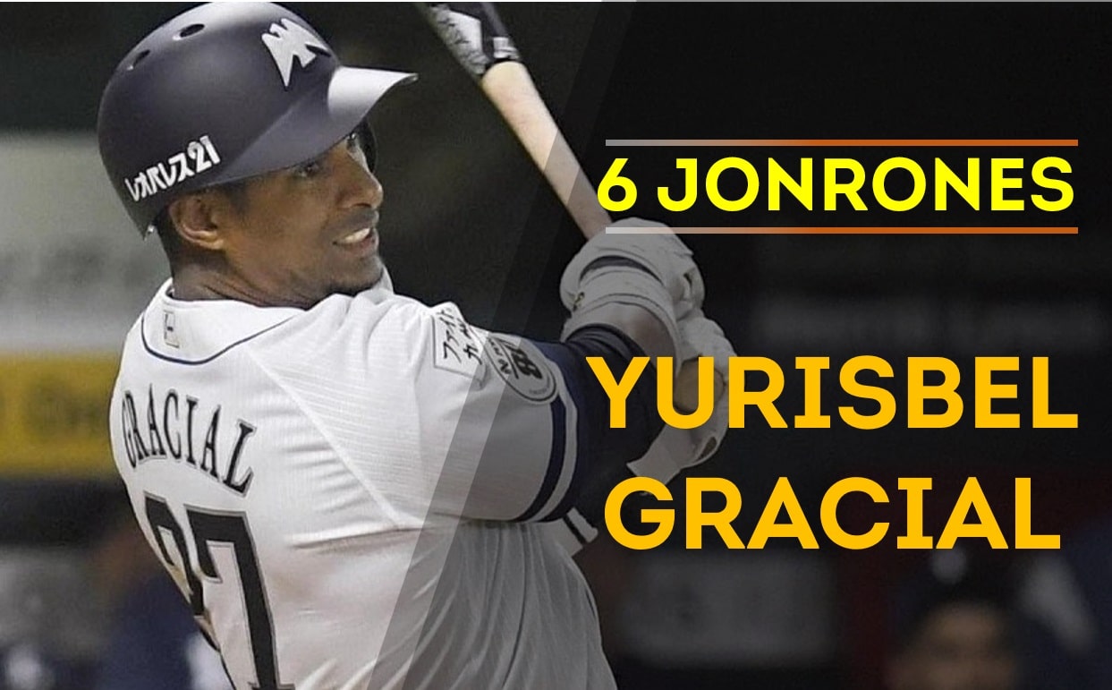 Yurisbel Gracial pegó su sexto jonrón en la liga japonesa