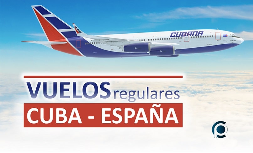 Vuelos regulares entre Cuba y España