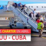 Vuelos chárter Estados Unidos Cuba en abril