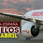 Vuelos confirmados a España para abril