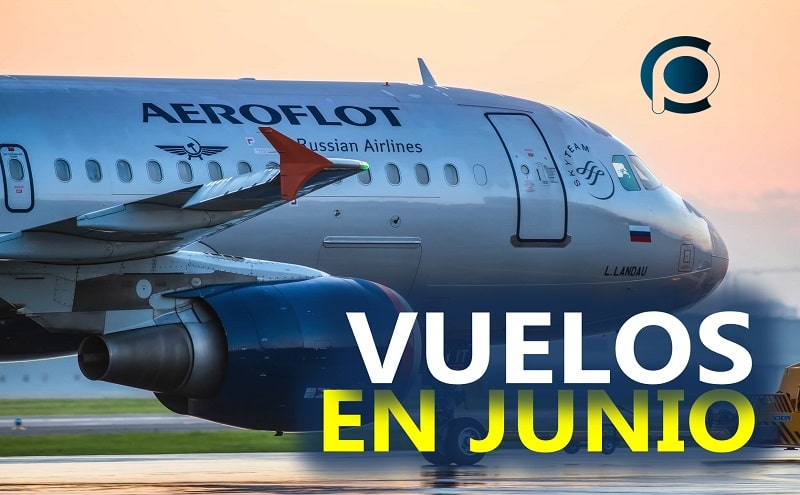 Vuelos de Aeroflot a Cuba en junio