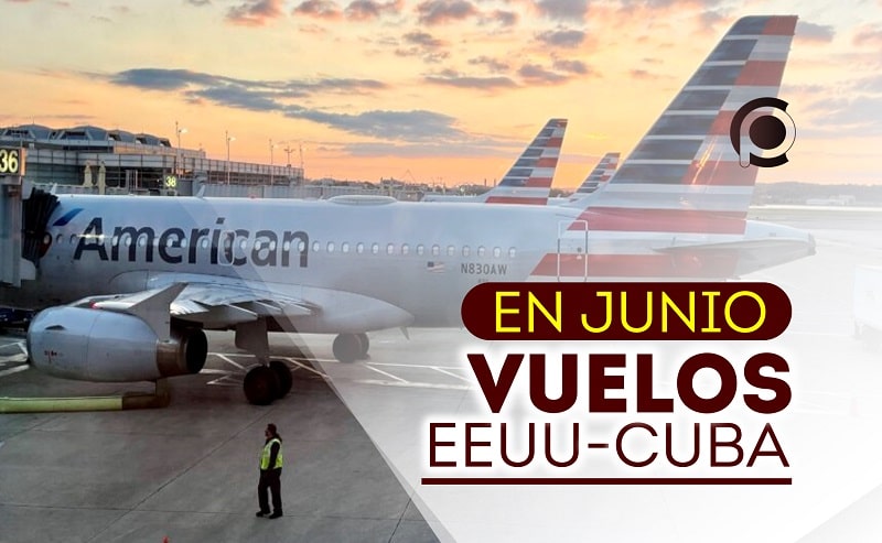 Vuelos chárteres desde EEUU llegarán ya a todas las provincias de Cuba Vuelos entre EEUU y Cuba en el mes de junio