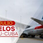 Vuelos entre EEUU y Cuba en el mes de julio