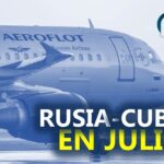 Vuelos entre Rusia y Cuba en Julio
