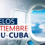 Vuelos entre EEUU y Cuba en septiembre