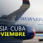 Vuelos entre Rusia y Cuba en noviembre