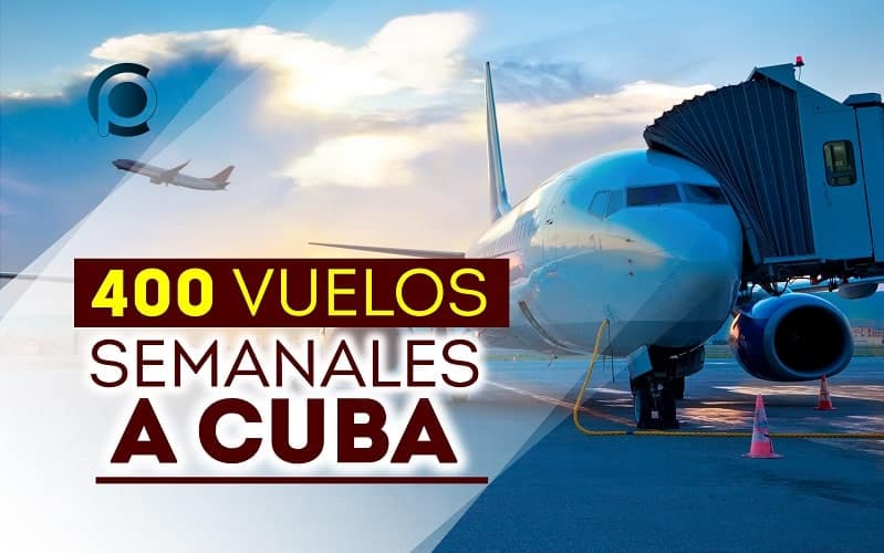 Cuba tendrá más de 400 vuelos a la semana desde el próximo 15 de noviembre