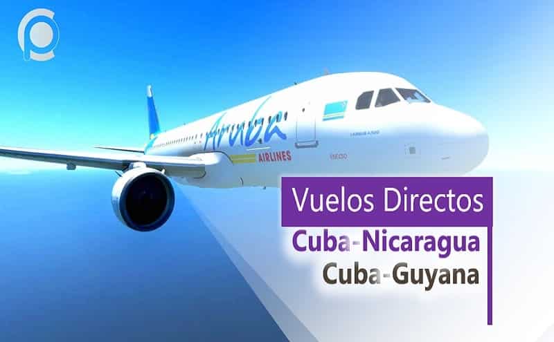 Aruba Airlines retoma al fin vuelos a Nicaragua y Guyana