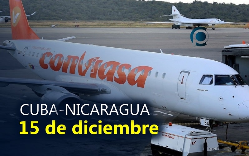Conviasa anuncia reactivación de vuelos entre Cuba y Nicaragua