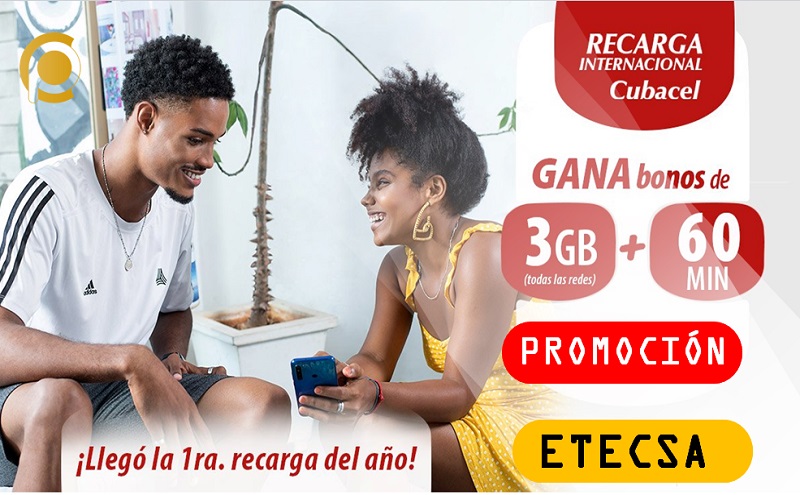 ETECSA abre el año con promoción de 3GB + 60 minutos