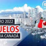 Listado de vuelos para enero de 2022 hacia Canadá