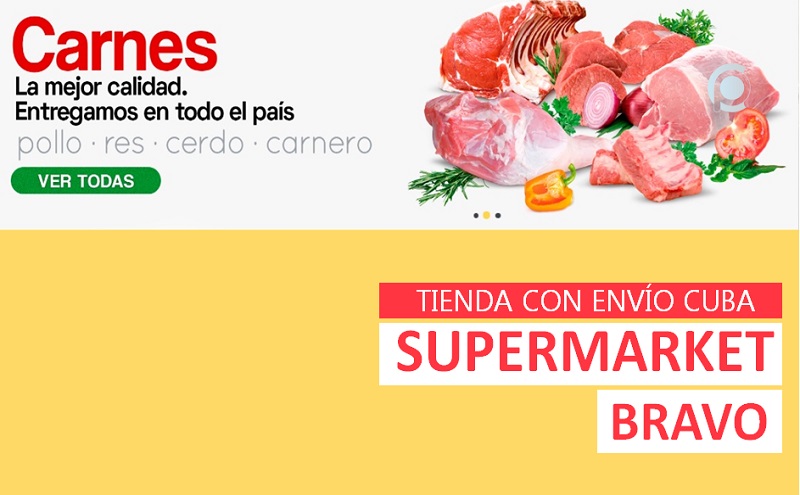 Supermarket Bravo de envíos a Cuba, entre las mejores tiendas online