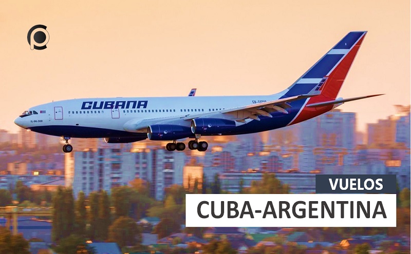 Vuelos Cuba-Argentina con Cubana de Aviación