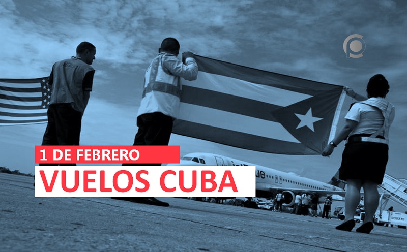 Vuelos a Cuba este 1ro de febrero