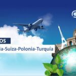 Vuelos a Francia, Suiza, Polonia y Turquía en febrero