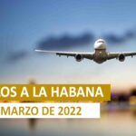 Cronograma de vuelos a La Habana para este martes 15 de marzo