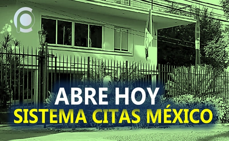 Embajada abrirá sitio de citas cuba México hoy a las 4 de la tarde