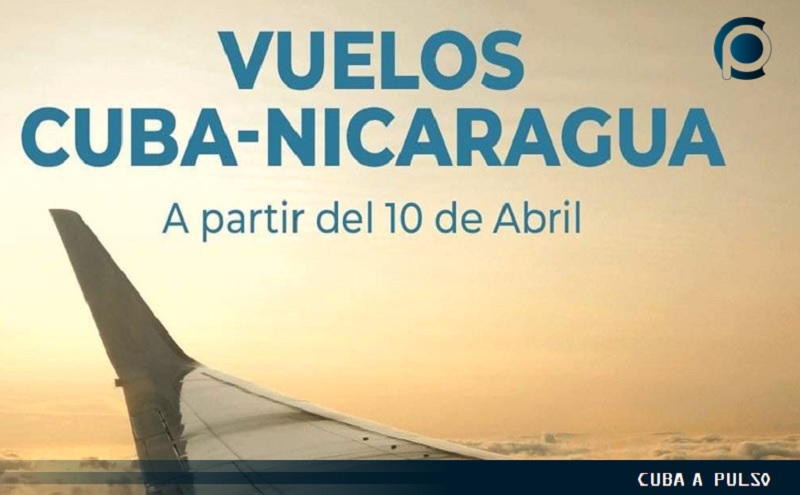 Nuevos boletos vuelos a Nicaragua a partir del 10 de abril agencia DimeCuba sin visa tránsito
