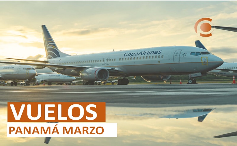 Vuelos para Panamá en marzo con Copa Airlines