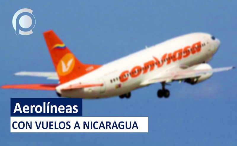 Aerolíneas que mantienen vuelos entre Cuba y Nicaragua listado