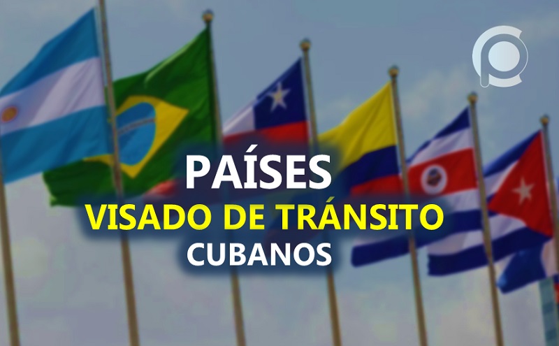 Cuáles son los países con visado de tránsito a cubanos Listado