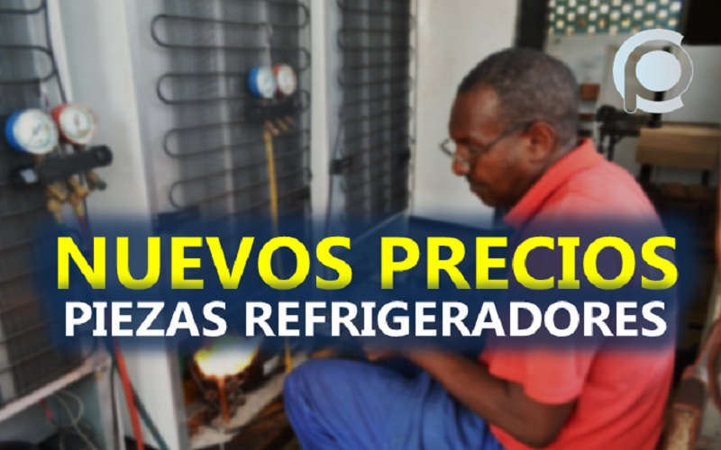 Estos son los nuevos precios de las piezas de refrigeradores en Cuba