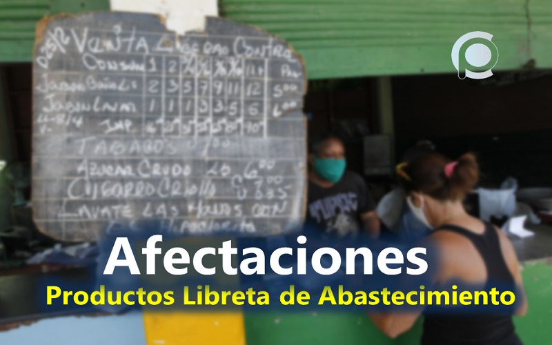 Informan afectaciones con productos de la libreta de abastecimiento este mes MINCIN