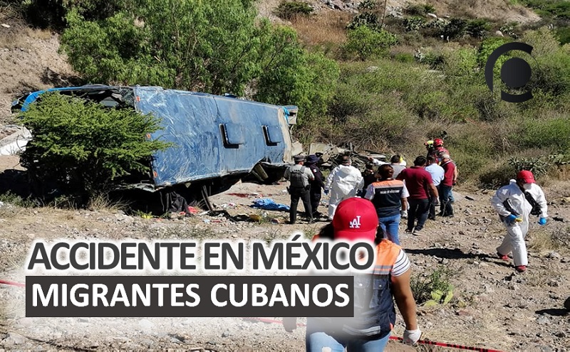 Accidente de migrantes cubanos en México deja 6 fallecidos
