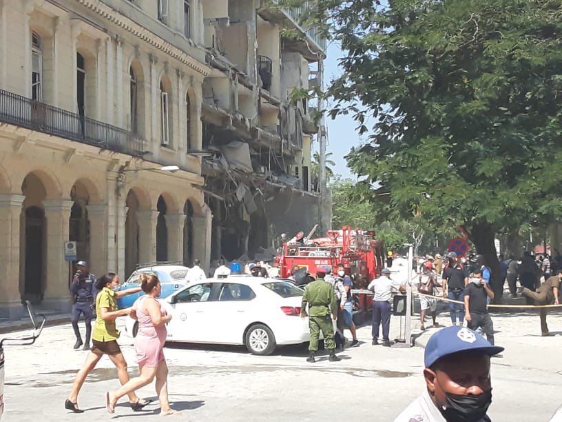 explosión en el Hotel Saratoga, La Habana, Cuba a Pulso7