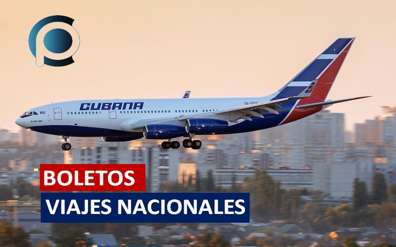 Cubana de Aviación informa sobre pasajes de vuelos nacionales