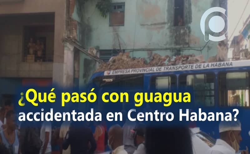 Qué pasó con el ómnibus que derrumbó un balcón en La Habana, Cuba