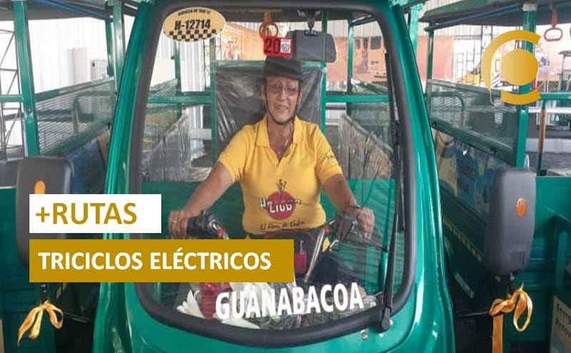 Se suma otra ruta de triciclos eléctricos en La Habana