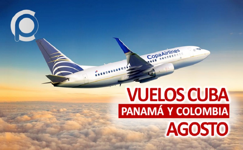 Mira todos los vuelos hacia Panamá y Colombia en agosto