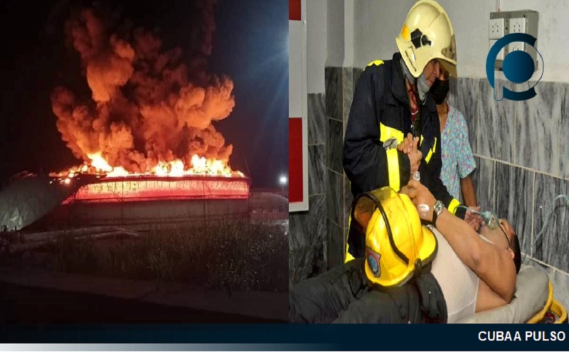 Al menos 67 heridos y 17 desaparecidos por gran incendio en Matanzas