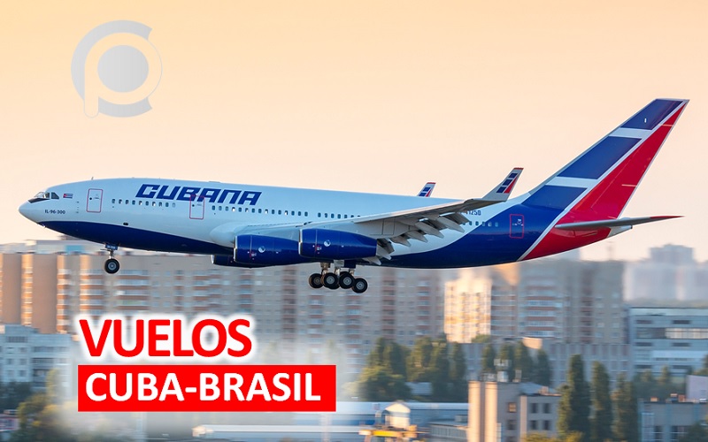 Cubana de Aviación podría operar vuelos de Cuba a Brasil