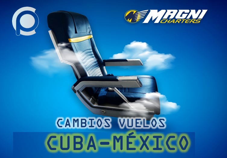 Magnicharters anuncia cambios en sus vuelos de Cuba a México