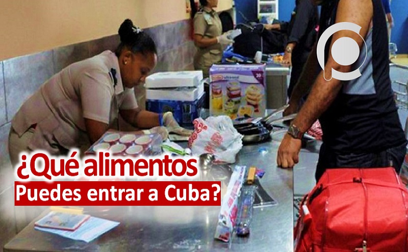 Sabes qué alimentos puedes entrar a Cuba