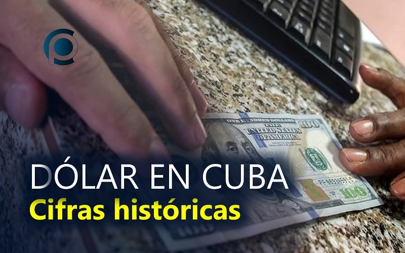 Dólar alcanza cifra histórica en Cuba