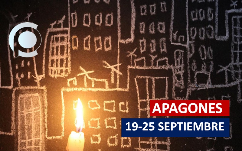 Programación de Apagones en La Habana del 19 al 25 septiembre