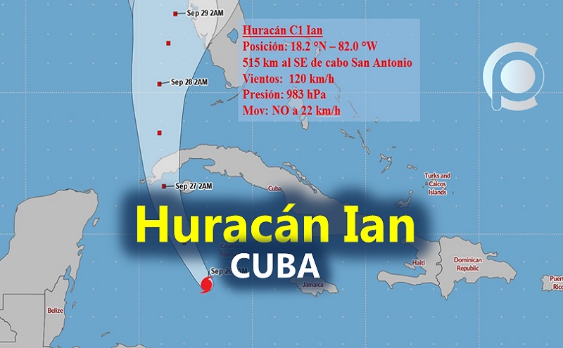 Tormenta Tropical Ian traerá lluvias para occidente de Cuba 1