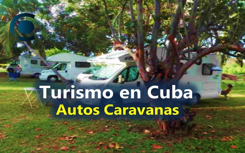 Este es el turismo de autos caravanas en Cuba