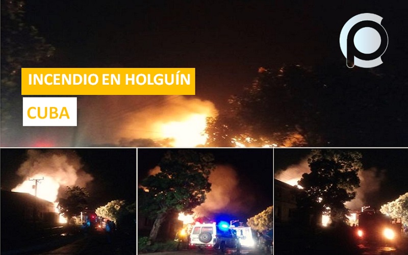 Qué pasó con el incendio en Holguín este fin de semana