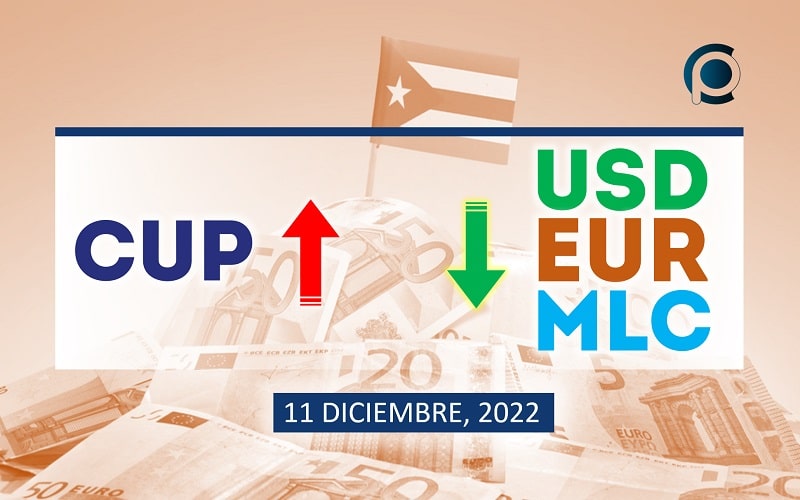 COTIZACIÓN Dólar-Euro-MLC en Cuba hoy 11 de diciembre en el mercado informal de divisas