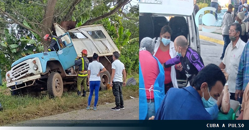 Impactante accidente masivo en Matanzas con niños lesionados