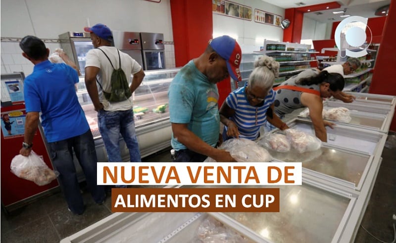 Comenzará nueva venta de alimentos en CUP en Cuba