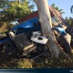 De milagro sobreviven camioneros a aparatoso accidente en Cuba (Fotos)
