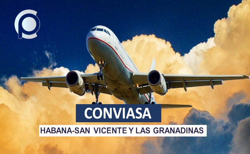 Conviasa volará entre Cuba - San Vicente y las Granadinas