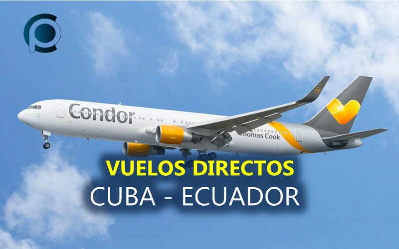 Cuba contará con vuelos directos hacia Ecuador